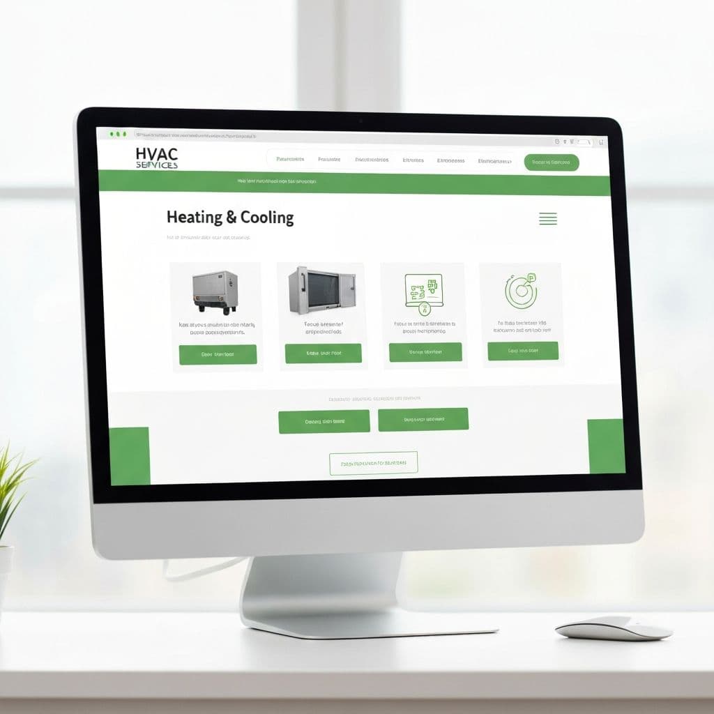 Thompson HVAC Solutions website preview